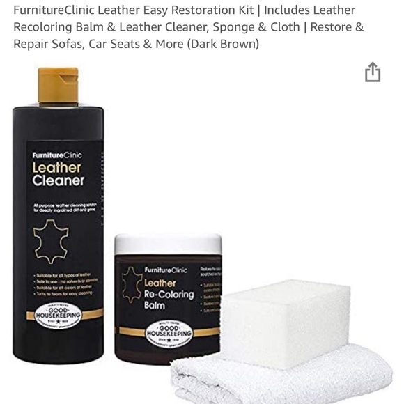 Other New Dark Brown Leather Couch Cleaner Poshmark